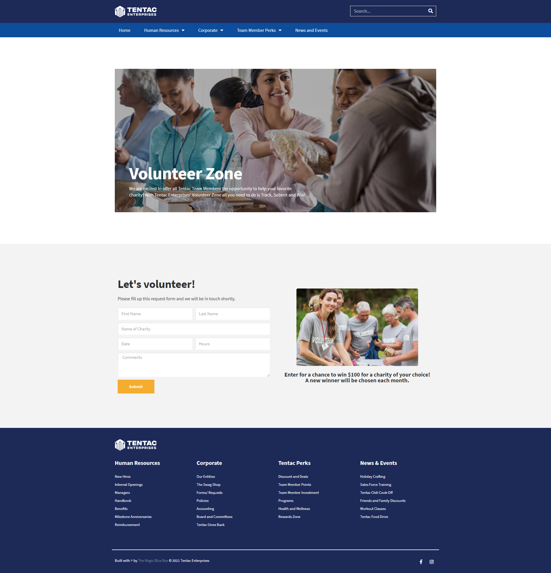 tentactalk volunteer zone